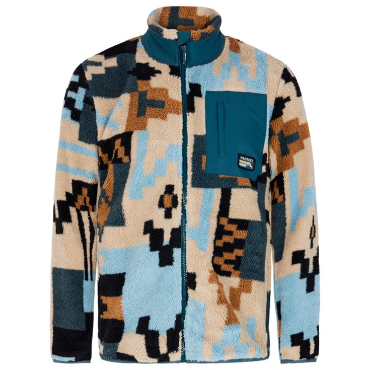 Protest Polaire Prtkeyston Outdoor Fullziptop Yale Blue Présentation