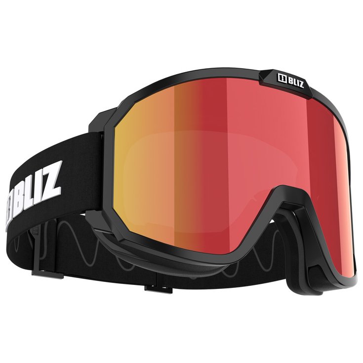 Bliz Masque de Ski Rave Matte Black Brown Red Multi Présentation