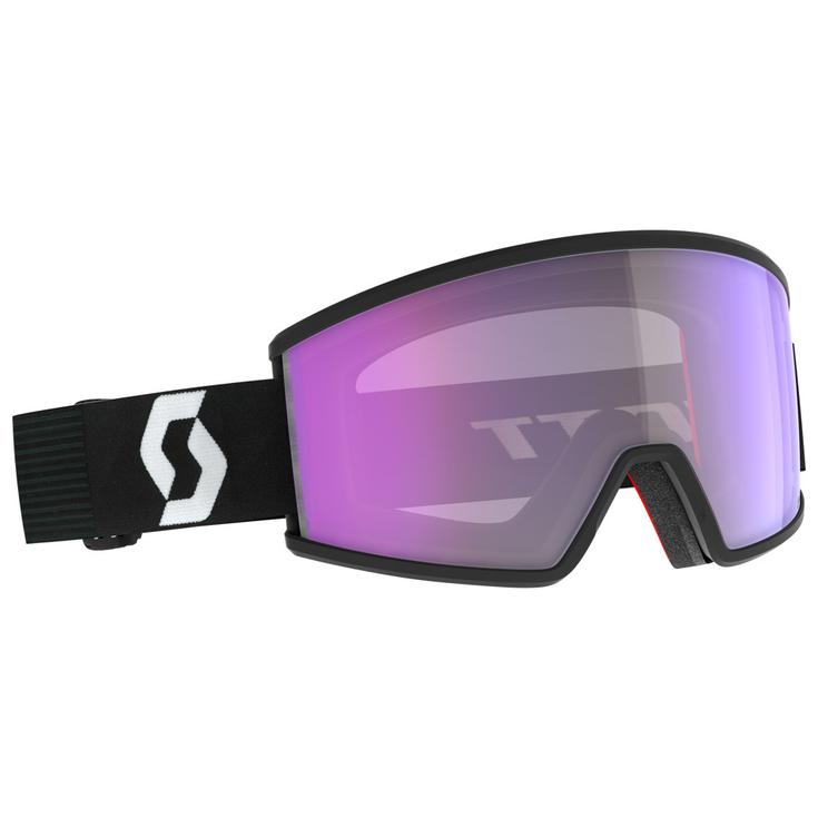 Scott Masque de Ski Ambit Compact Mineral Black White Amp Light Sensitive Blue Chrome Présentation