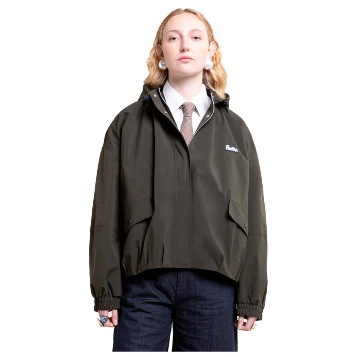Flotte Blouson Street Garance Kaki Kaki Présentation