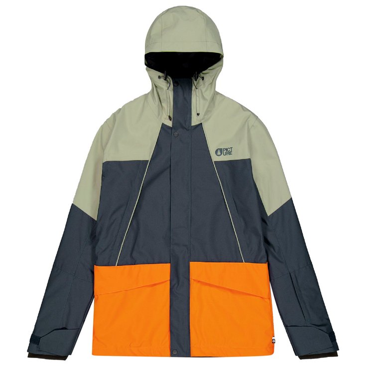 Picture Blouson Ski Kenko Autumn Maple Dark Blue Présentation