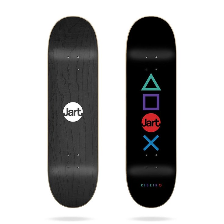 Jart Skate Planche de Skateboard Jart Gustavo Ribeiro Play - 8'0'' - Sans 
