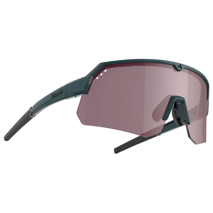 Tripoint Lunettes de soleil Treriksroset Dark Petrol Pink Silver Mirror Présentation