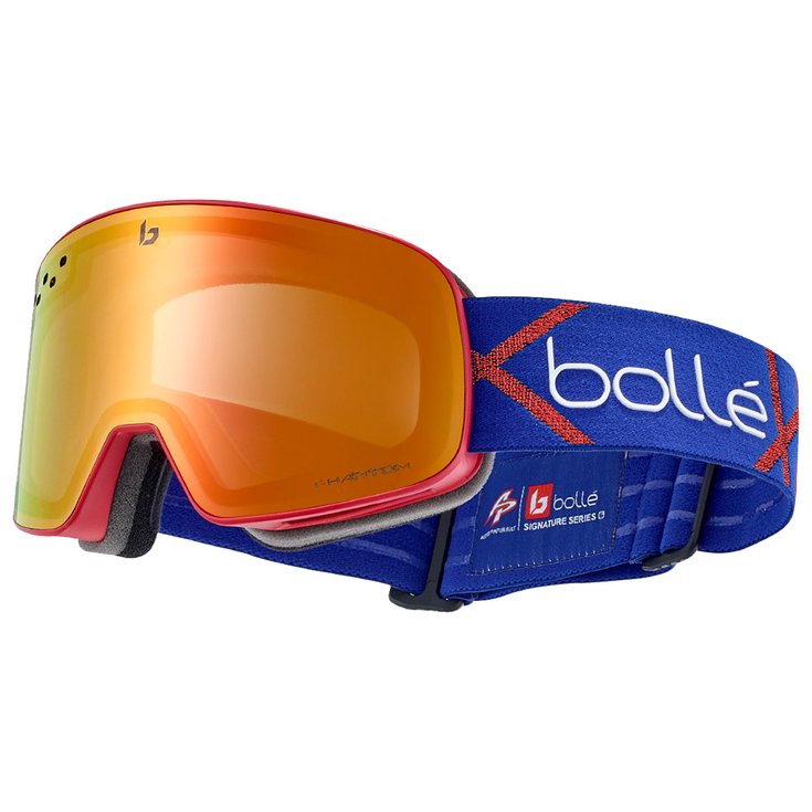 Bollé Masque de Ski Nevada Alexis Pinturault Signature Series Phantom Fire Red Présentation