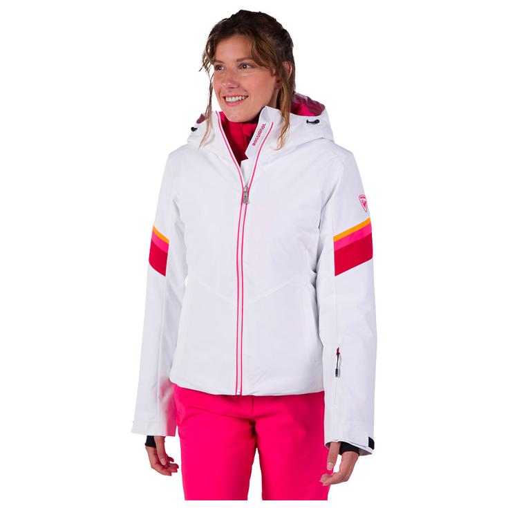 Rossignol Blouson Ski W Strawpile Jkt White Présentation