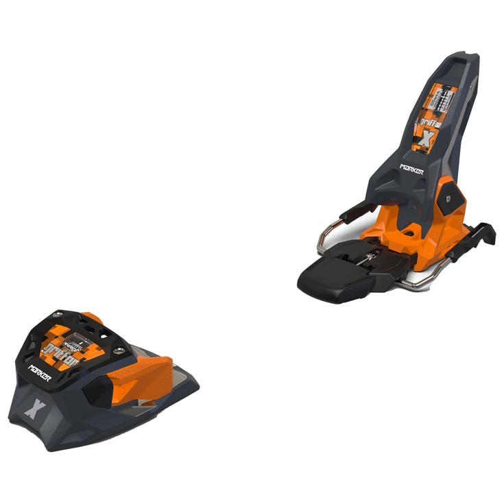 Marker Fix Ski Griffon X 13 120mm Graphite Orange Présentation