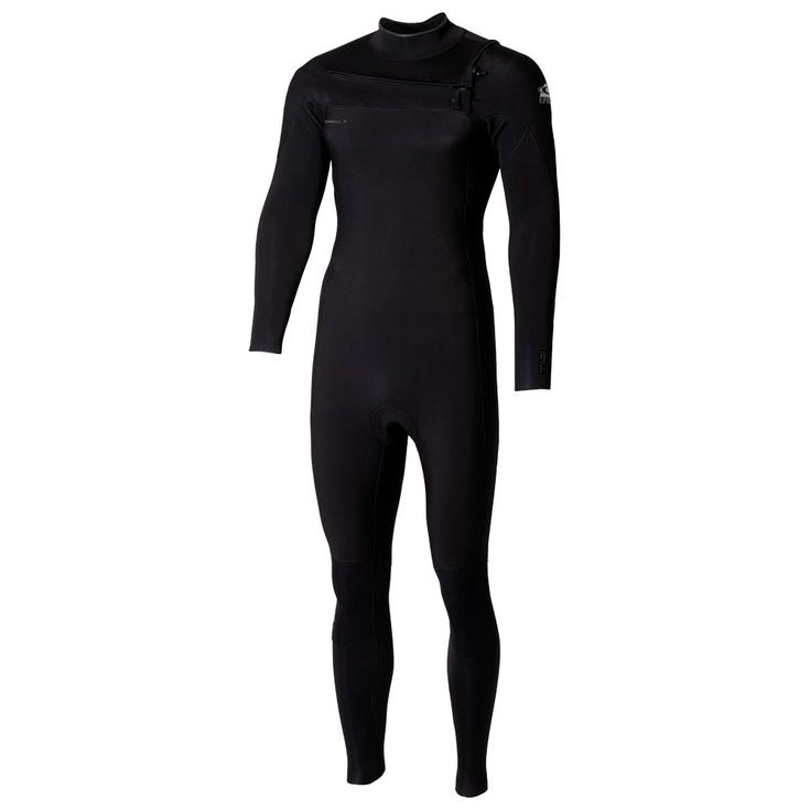 O'Neill Combinaison Intégrale Epic 5/4 Chest Zip Full Black Présentation