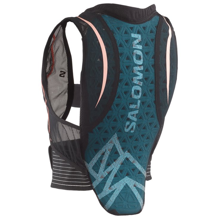 Salomon Protection dorsale Flexcell Pro Women Vest Black Tropical Peach Présentation