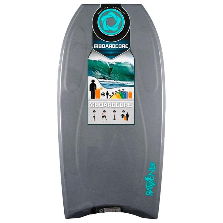Boardcore Board de Bodyboard Pack Raven Grey Présentation