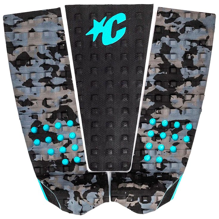 Creatures Pad Surf Italo Ferreira Lite Ecopure Carbon Camo Fluro Blue Black Présentation