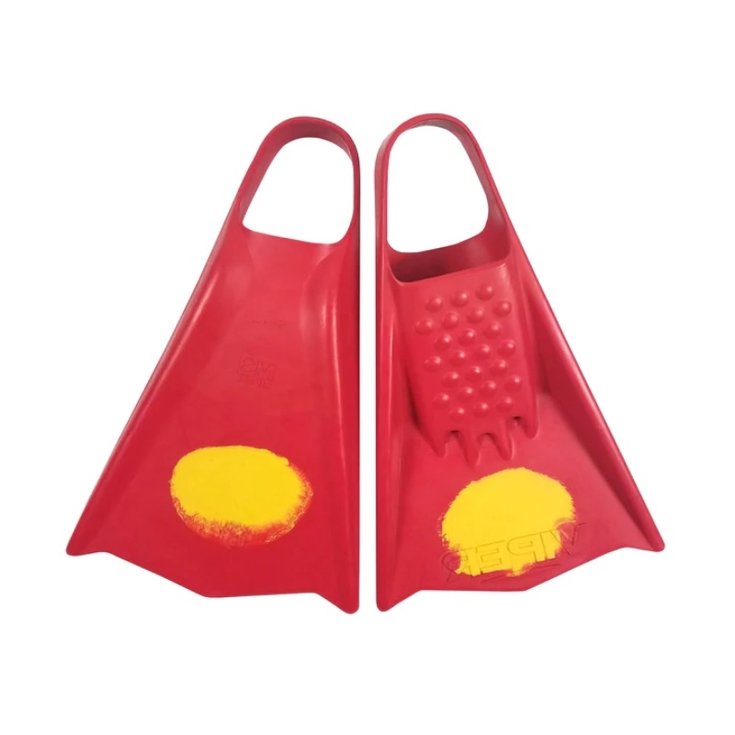 Vipers Palmes Bodyboard MS - Red / Yellow Dos