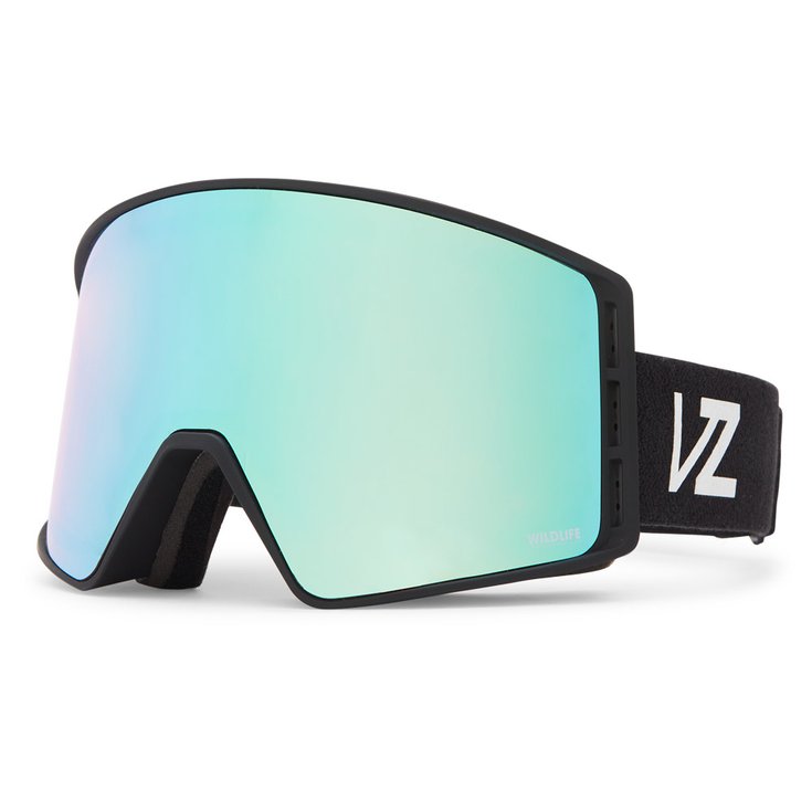 Von Zipper Masque de Ski Mach V.F.S Black Satin Wildlife Stellar Chrome + Clear Fire Chrome Présentation