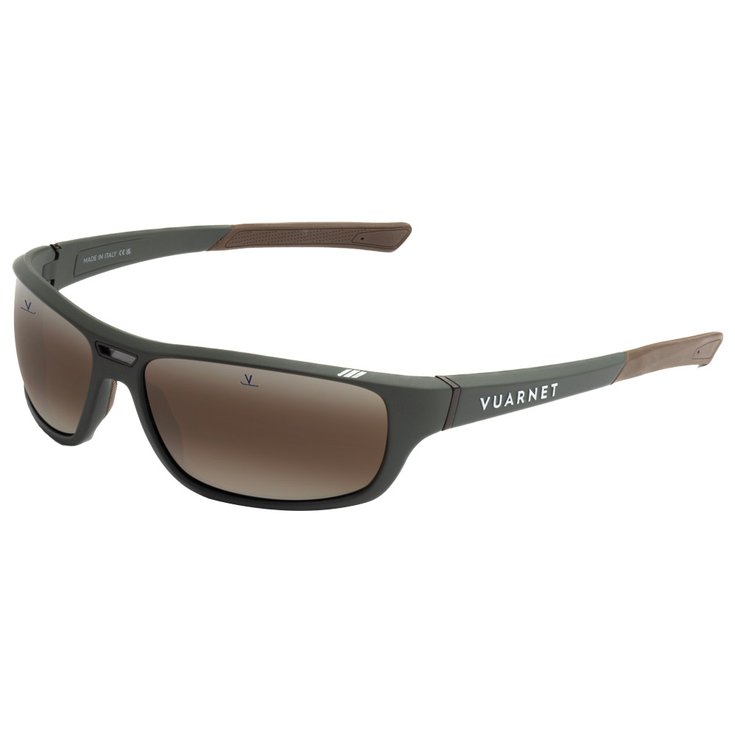 Vuarnet Lunettes de soleil Racing Regular Matte Kaki Brown Brownlynx Présentation