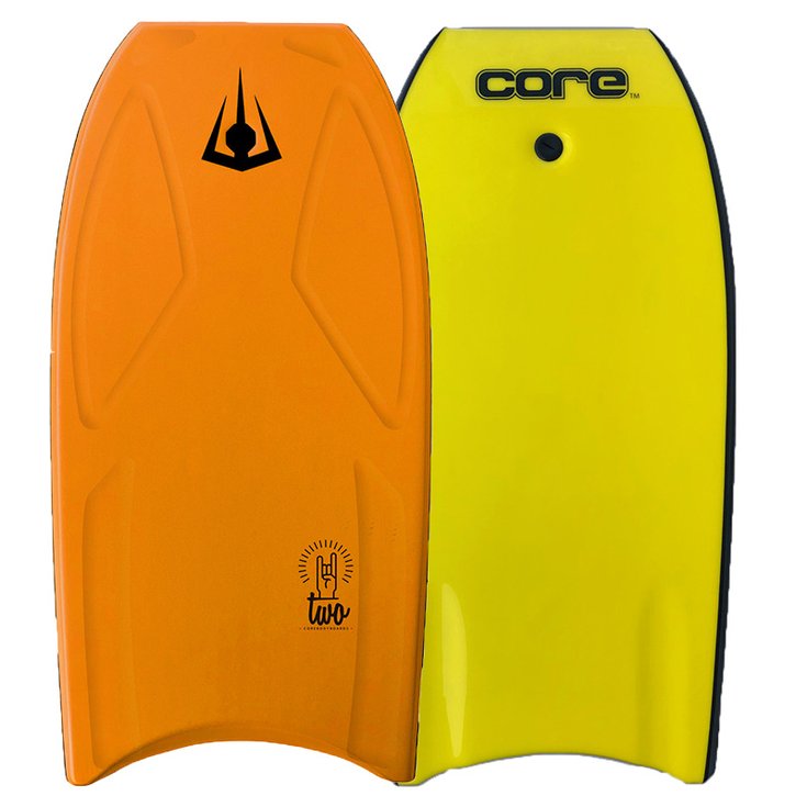 Core Board de Bodyboard Two - Orange / Yellow Derrière