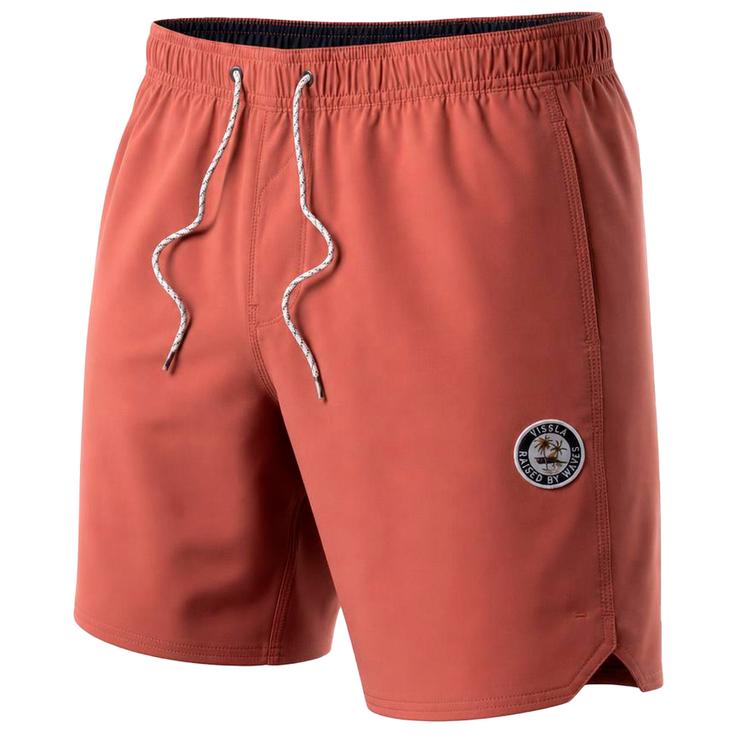 Vissla Boardshort Solid Sets Ecolastic 17.5" Retro Red Présentation
