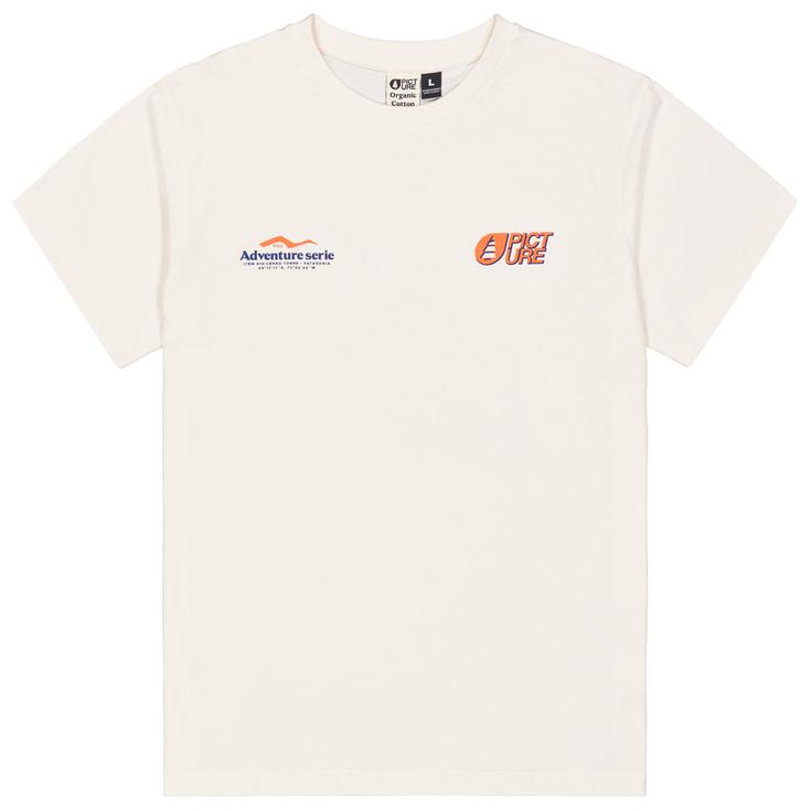 Picture Tee-shirt Dad & Son Patagonie Natural White Présentation