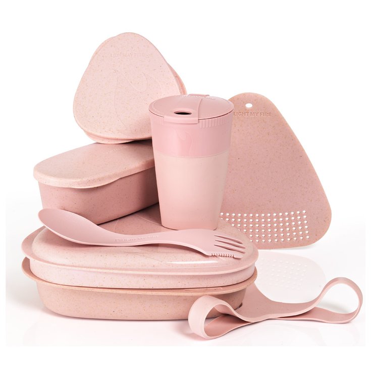 Light My Fire Kit Repas Complet Mealkit Bio Dusty Pink Présentation