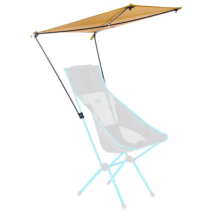 Helinox Siège camping Personal Shade Coyote Tan Black Présentation