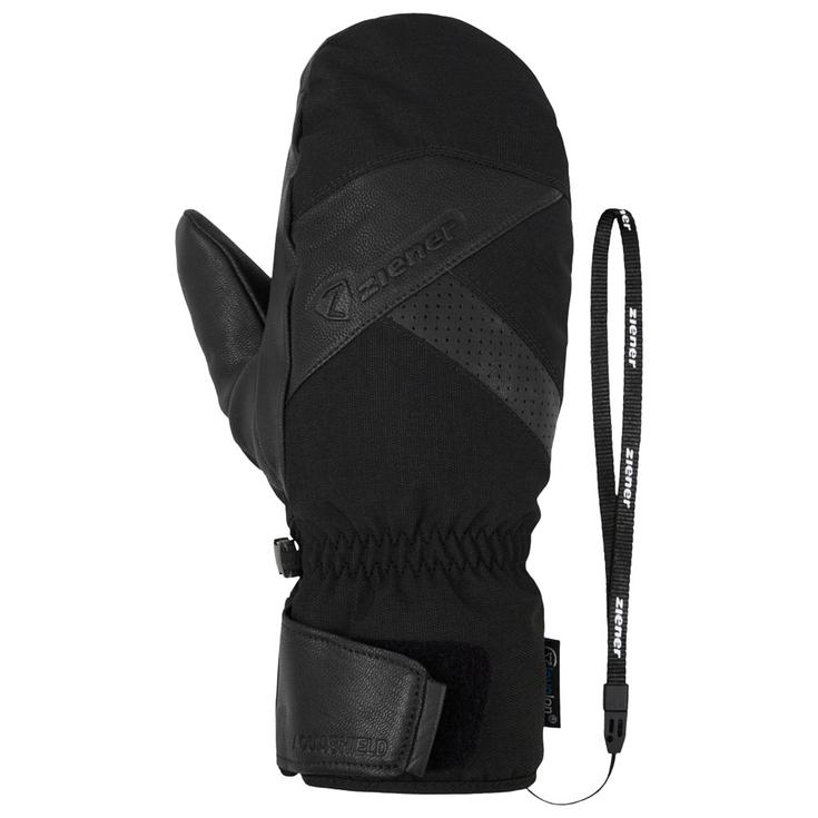 Ziener Moufles Gettero-Z As Aw Mitten Man Black Présentation
