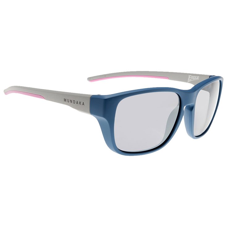 Mundaka Optic Lunettes de soleil Eagle Bleu Matte Gris Smoke Présentation