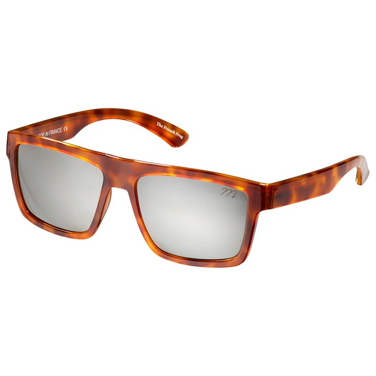 Milf Lunettes de soleil French Frog Tortoise Flash Argent Présentation
