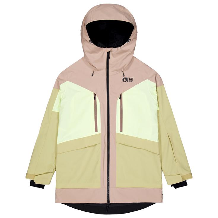 Picture Blouson Ski Haakon Lime Cream Hemp Présentation