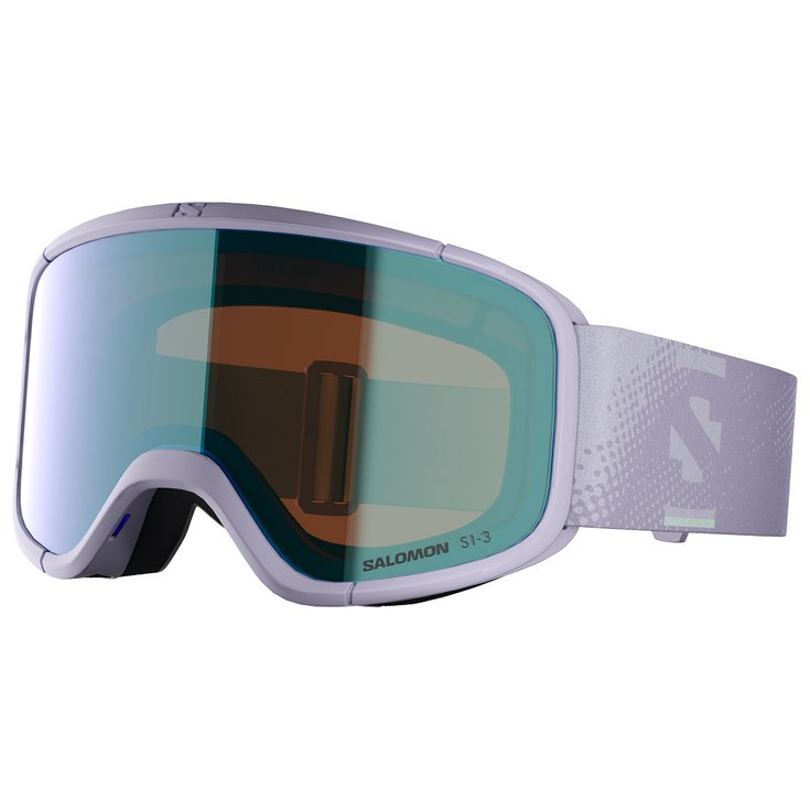 Salomon Masque de Ski Aksium 2.0 S Evening Haze Photo Multilayer Blue Présentation