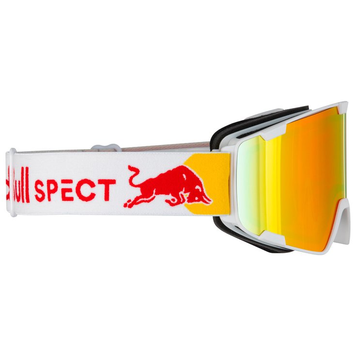 Red Bull Spect Masque de Ski Park Matt White Orange Red Mirror Présentation