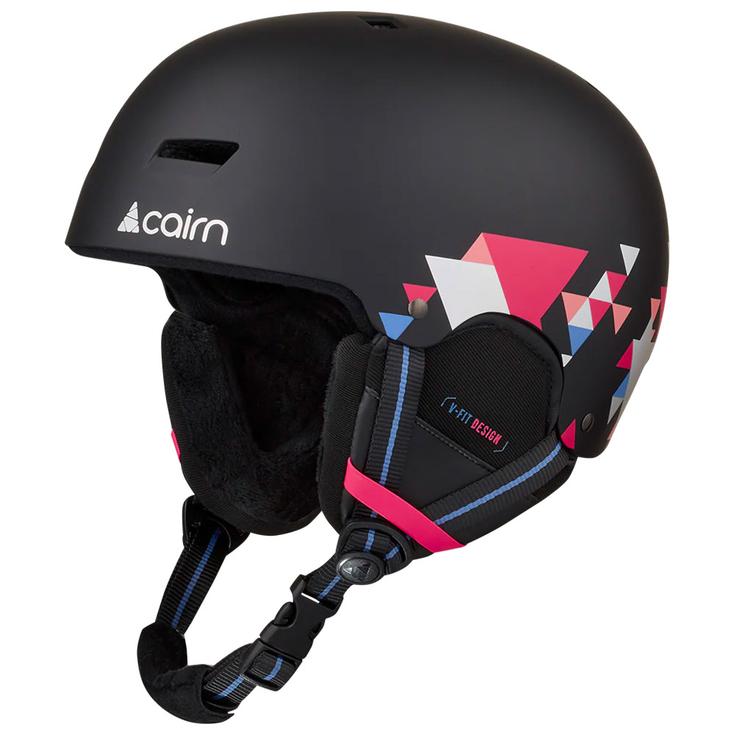 Cairn Casque Darwin Junior Mat Black Graphic Présentation