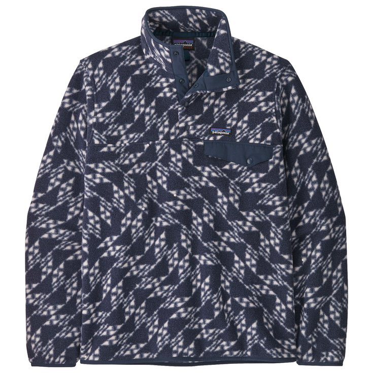 Patagonia Pull Lightweight Synchilla Snap-T Synched Flight New Navy Présentation