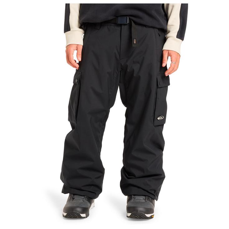 Quiksilver Pantalon Ski Snow Down Cargo True Black Présentation
