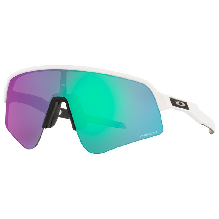 Oakley Lunettes de soleil Sutro Lite Sweep Matte White Prizm Road Jade Présentation