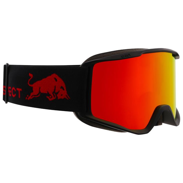 Red Bull Spect Masque de Ski Neon Matt Black Red Orange Red Mirror Présentation