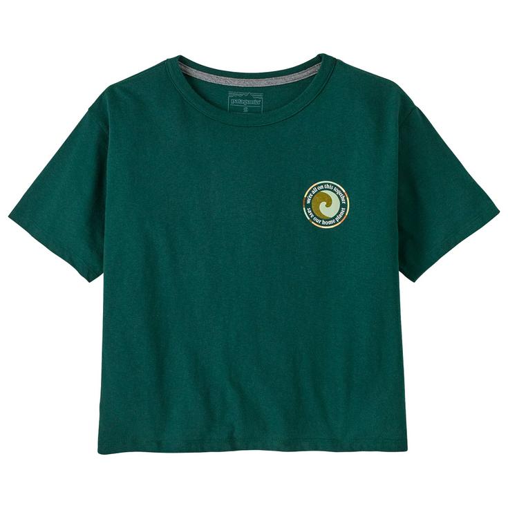 Patagonia Tee-shirt W's Unity Fitz Easy Cut Responsibili Cascade Green Présentation