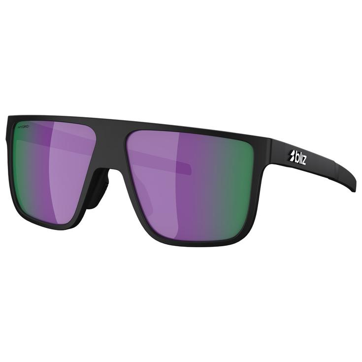 Bliz Lunettes de soleil A003 Matte Black Brown Purple Multi Présentation