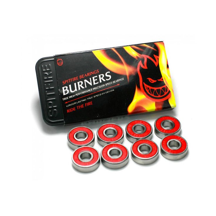 Spitfire Roulements Skate Roulements de Skateboard Burner ABEC7 - Red Profil
