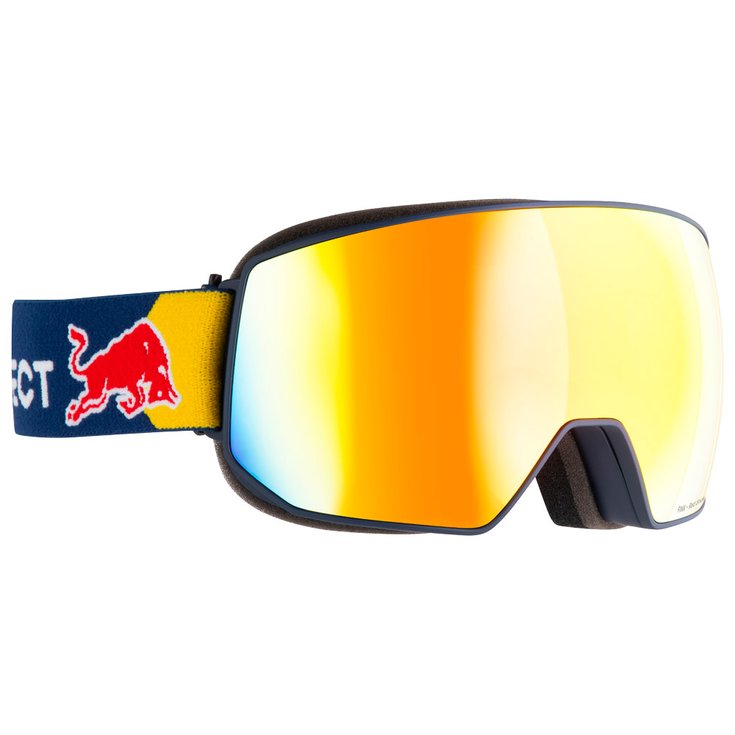 Red Bull Spect Masque de Ski Fink Matt Blue Orange Red Mirror Présentation
