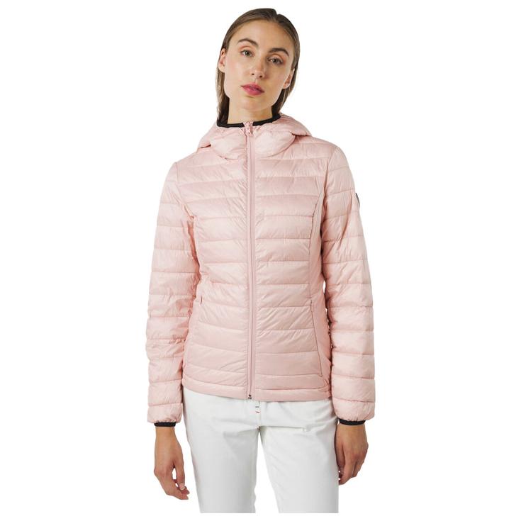 Rossignol Doudoune W Rossi Light Hood Powder Pink Présentation