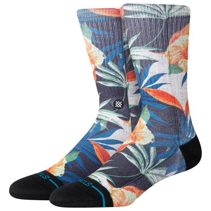 Stance Chaussettes Florals Socks Tiki Tides Crew Présentation