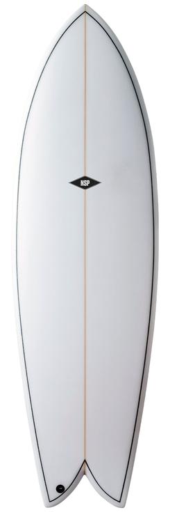 Nsp Planche Surf Double Vision Pu White Présentation