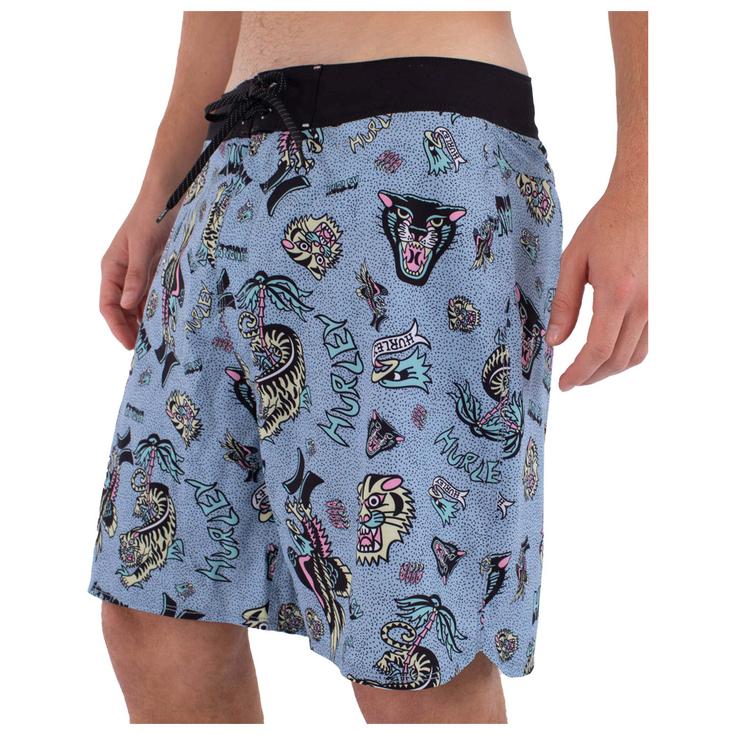 Hurley Boardshort Phantom Art 18' Worker Blue Présentation