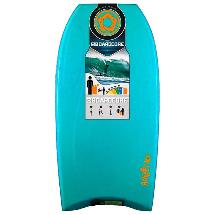 Boardcore Board de Bodyboard Pack Raven Aqua Blue Présentation