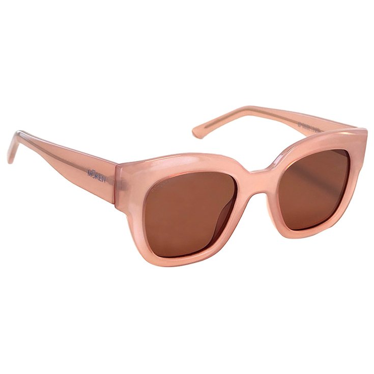 Moken Vision Lunettes de soleil Monroe Peach Brown Cat.3 Polarized Présentation