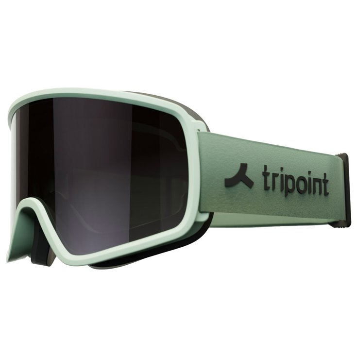 Tripoint Masque de Ski Mount Roraima Kids Matt Camo Green Brown Silver Mirror Présentation