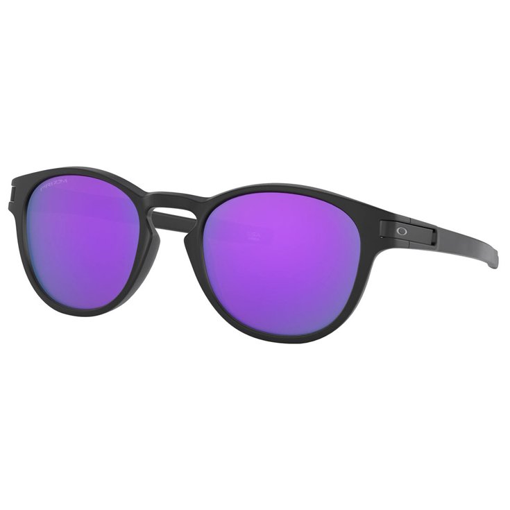 Oakley Lunettes de soleil Latch Matte Black Prizm Violet Présentation