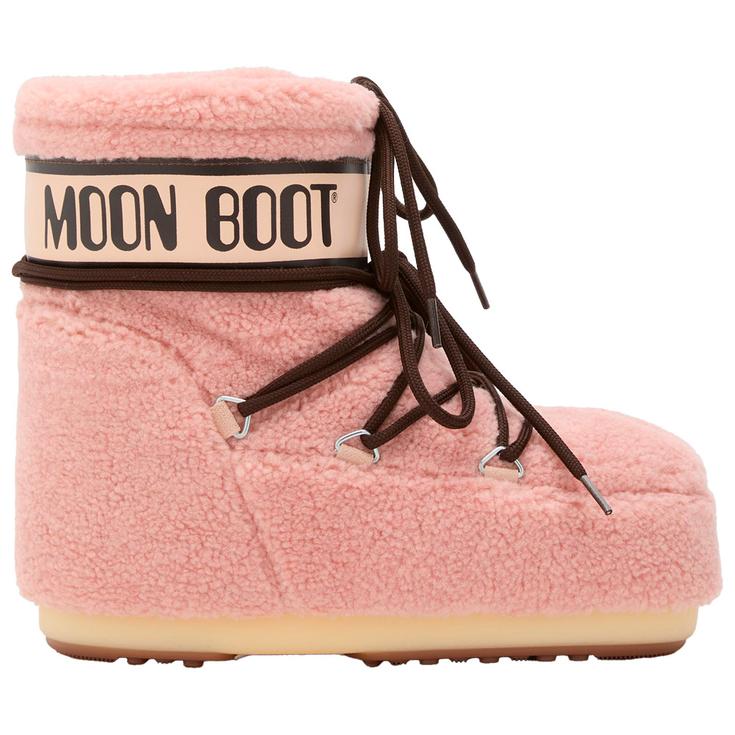 Moon Boot Chaussures après-ski Icon Low Fleece Pink Présentation