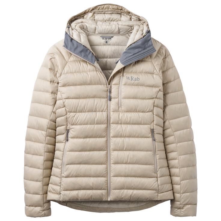 RAB Doudoune Microlight Alpine Hoody W's Dark Pebble Présentation