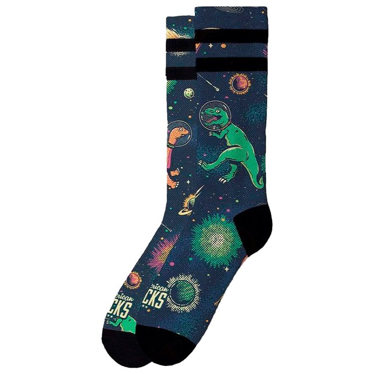 American Socks Chaussettes The Original Signature Space Dino Présentation