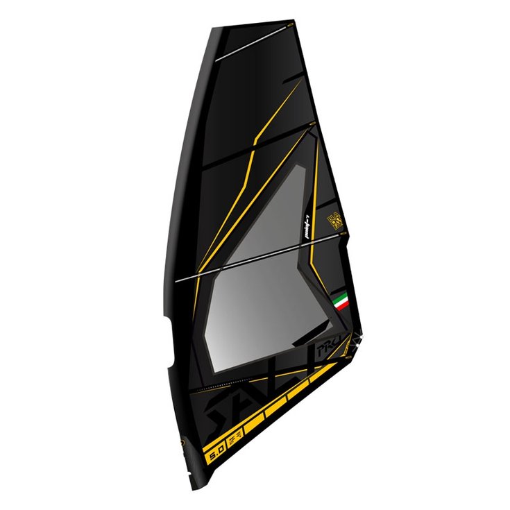 Point-7 Voile de Windsurf Salt Pro Wave - Black Côté