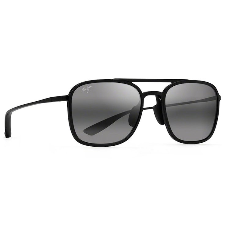 Maui Jim Lunettes de soleil Keokea Noir Brillant Gris Neutre MauiBrilliant Présentation